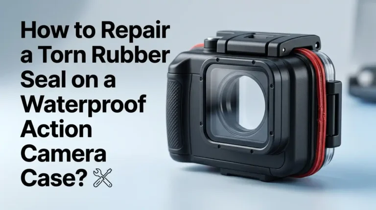 How to Repair a Torn Rubber Seal on a Waterproof Action Camera Case?