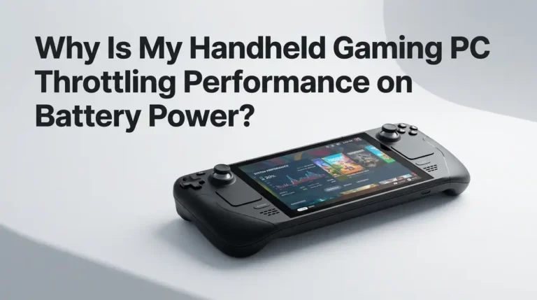 Why Is My Handheld Gaming PC Throttling Performance on Battery Power?