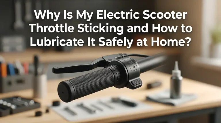 Why Is My Electric Scooter Throttle Sticking and How to Lubricate It Safely at Home?