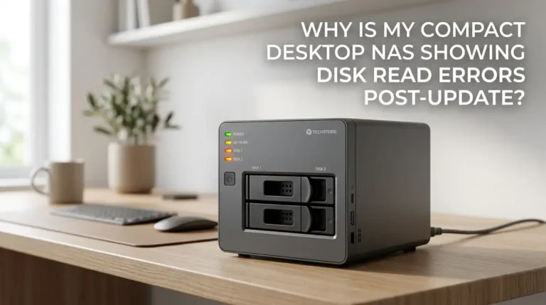 Why Is My Compact Desktop NAS Showing Disk Read Errors Post-Update?