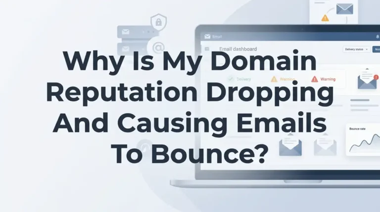 Why Is My Domain Reputation Dropping And Causing Emails To Bounce?