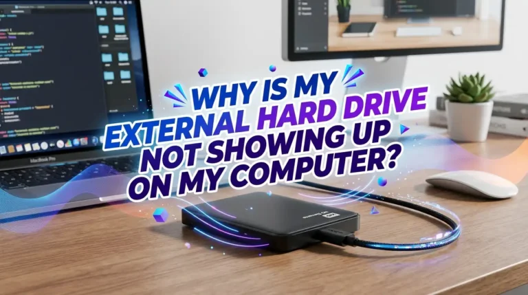 Why Is My External Hard Drive Not Showing Up On My Computer?