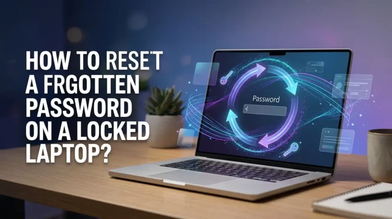 How To Reset A Forgotten Password On A Locked Laptop?