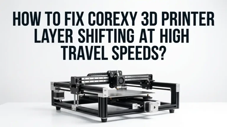 How To Fix CoreXY 3D Printer Layer Shifting At High Travel Speeds?