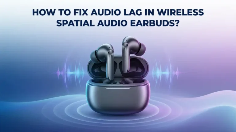 How To Fix Audio Lag In Wireless Spatial Audio Earbuds?