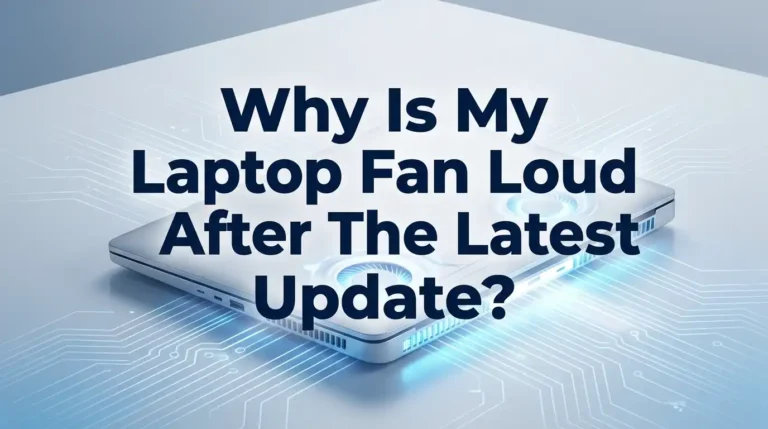 Why Is My Laptop Fan Loud After The Latest Update?