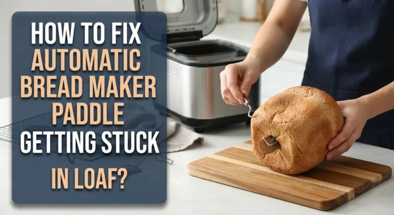 How to Fix a Bread Maker Paddle Stuck in Your Loaf?