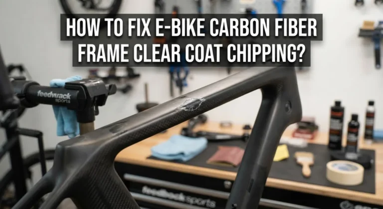 How to Fix E-Bike Carbon Fiber Frame Clear Coat Chipping?