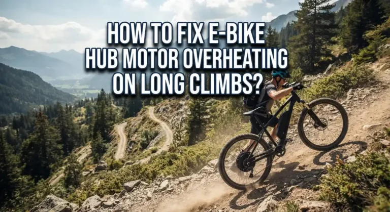 How To Fix E-Bike Hub Motor Overheating On Long Climbs?