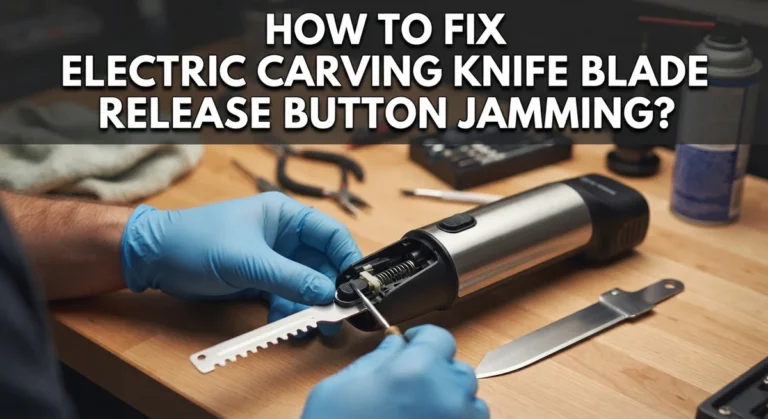 How To Fix Electric Carving Knife Blade Release Button Jamming?
