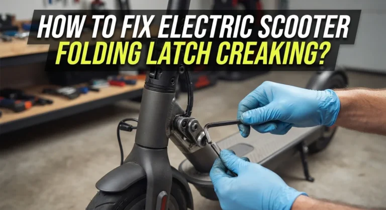 How To Fix Electric Scooter Folding Latch Creaking?