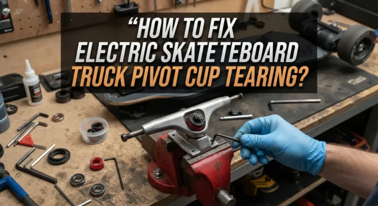 How To Fix Electric Skateboard Truck Pivot Cup Tearing?