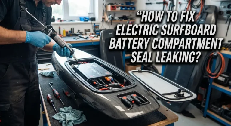 How To Fix Electric Surfboard Battery Compartment Seal Leaking?