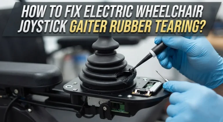 How To Fix Electric Wheelchair Joystick Gaiter Rubber Tearing?