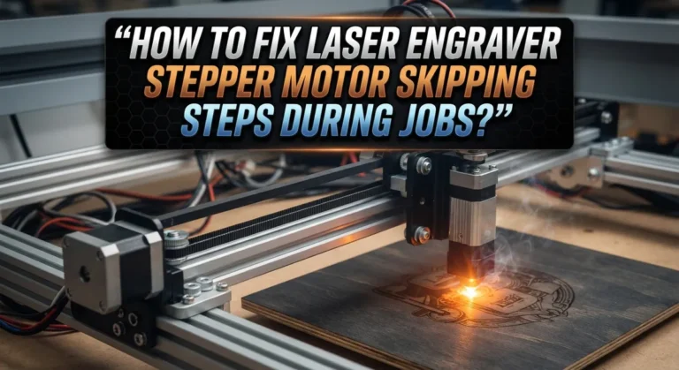 How To Fix Laser Engraver Stepper Motor Skipping Steps During Jobs?