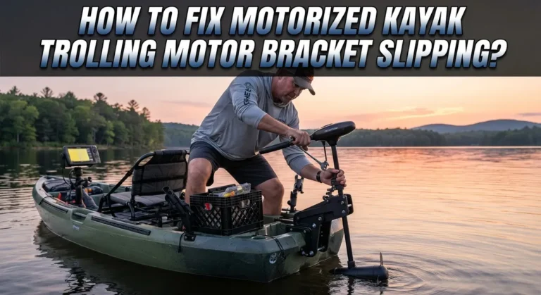How to Fix a Kayak Trolling Motor Bracket That Keeps Slipping?