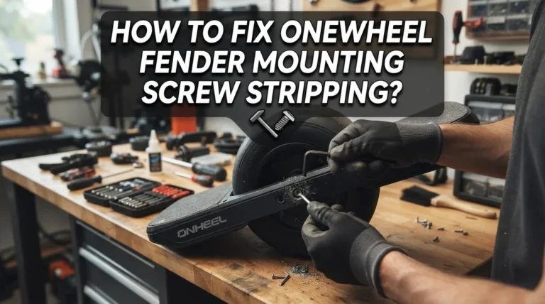 How To Fix Onewheel Fender Mounting Screw Stripping?