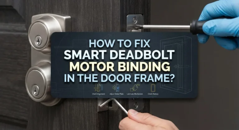 How To Fix Smart Deadbolt Motor Binding In The Door Frame?