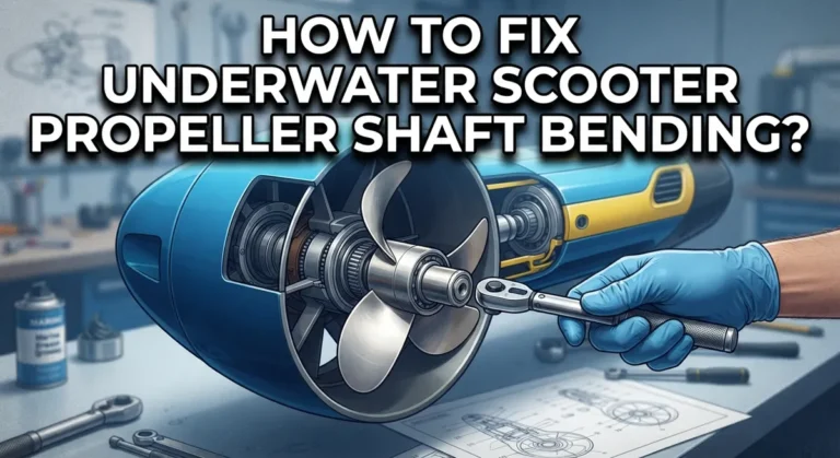 How To Fix Underwater Scooter Propeller Shaft Bending?