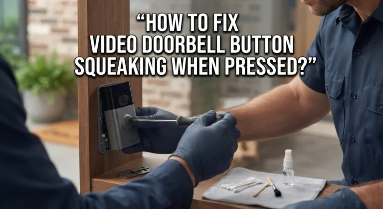 How To Fix Video Doorbell Button Squeaking When Pressed?