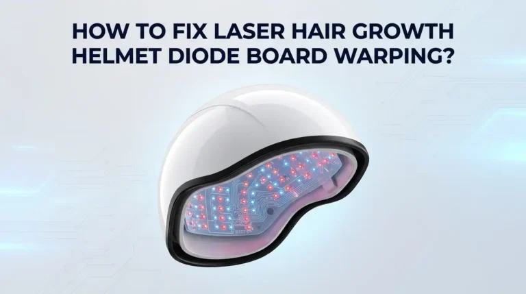 How To Fix Laser Hair Growth Helmet Diode Board Warping?