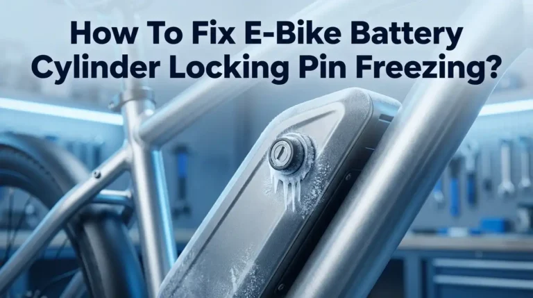 How To Fix E-Bike Battery Cylinder Locking Pin Freezing?